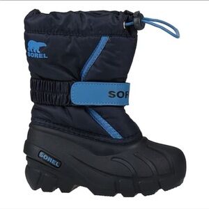 SOREL CHILDRENS FLURRY WINTER SNOW BOOTS SIZE 8
